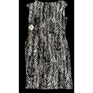 NWT Lauren Ralph Lauren Black and White Dress Size 16